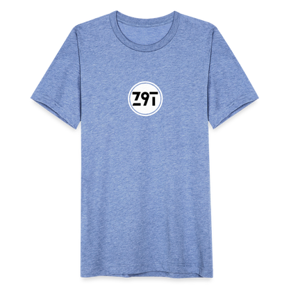 Z9T Unisex Tri-Blend T-Shirt by Bella & Canvas - heather blue