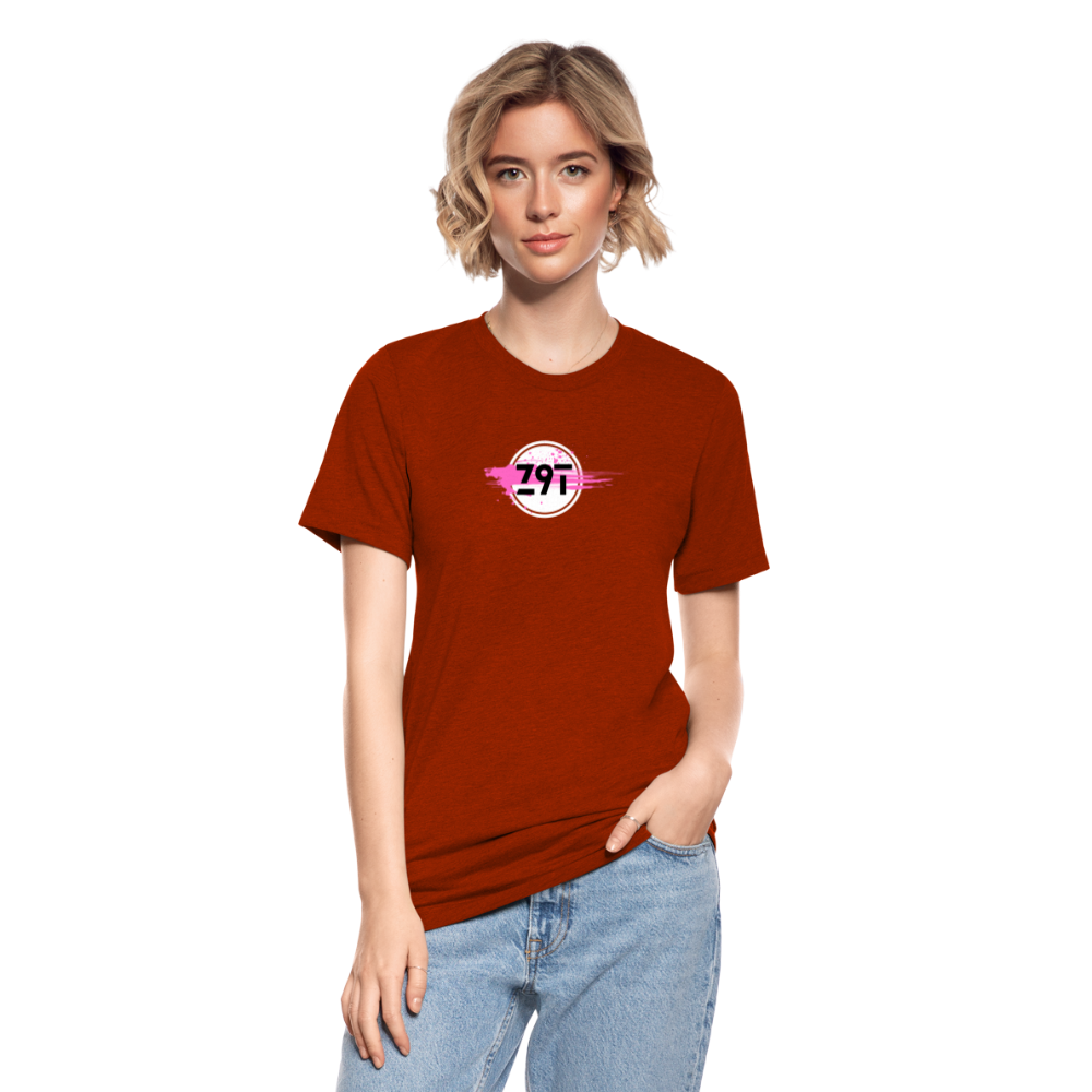 Z9T Unisex Tri-Blend T-Shirt by Bella & Canvas - heather brick