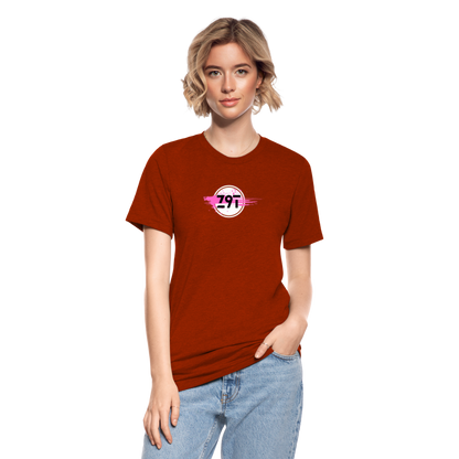 Z9T Unisex Tri-Blend T-Shirt by Bella & Canvas - heather brick