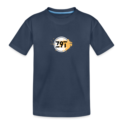 Z9T Toddler's Premium Organic Tee - navy