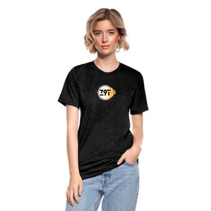 Z9T Unisex Tri-Blend T-Shirt by Bella & Canvas - heather black