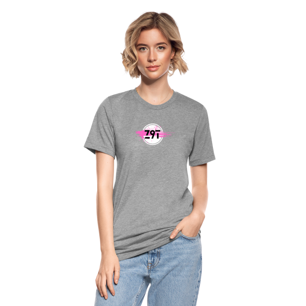 Z9T Unisex Tri-Blend T-Shirt by Bella & Canvas - heather grey