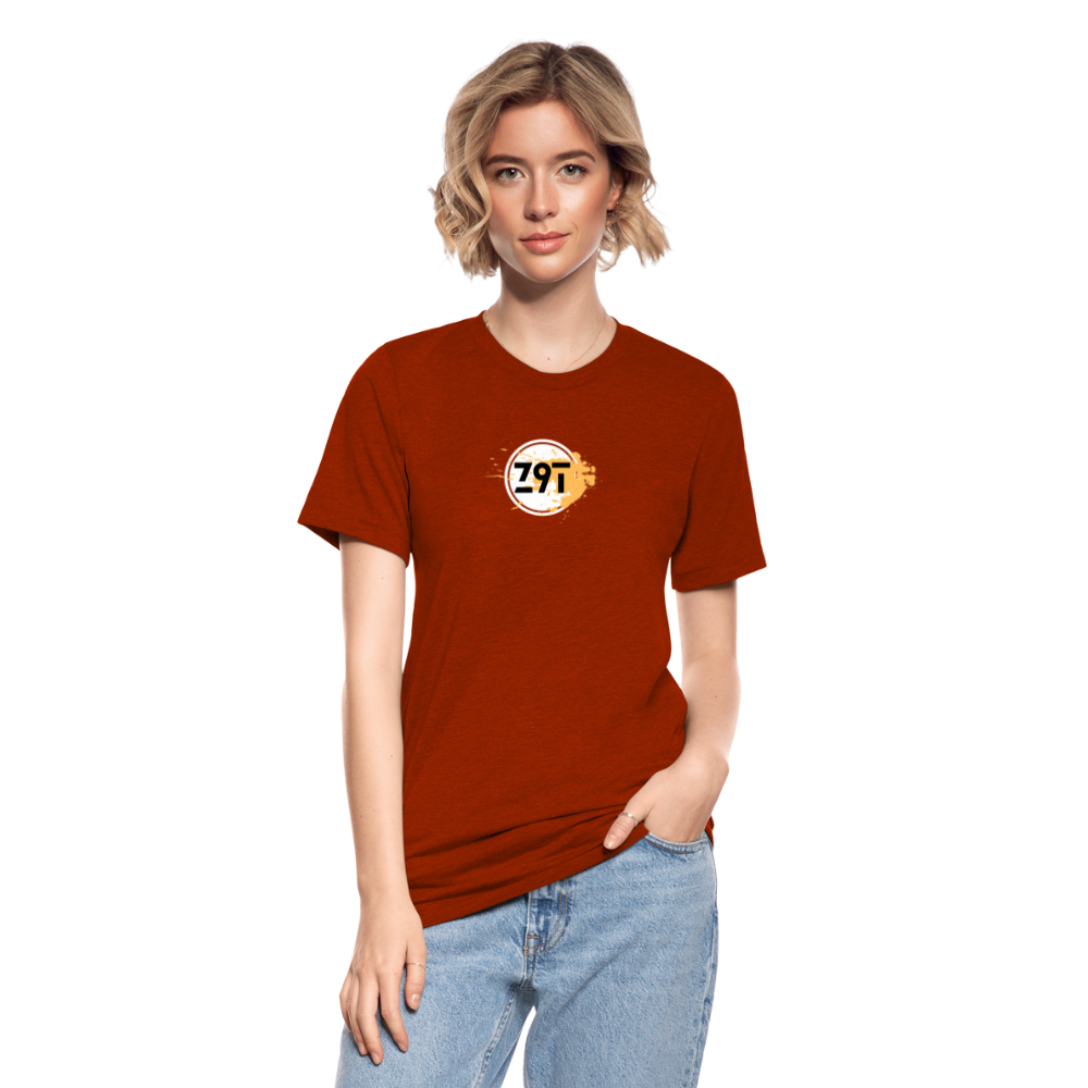 Z9T Unisex Tri-Blend T-Shirt by Bella & Canvas - heather brick