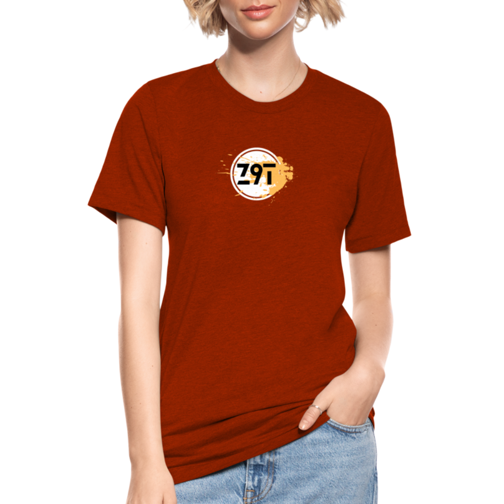 Z9T Unisex Tri-Blend T-Shirt by Bella & Canvas - heather brick