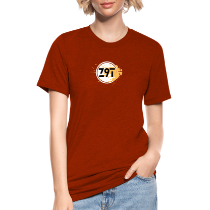 Z9T Unisex Tri-Blend T-Shirt by Bella & Canvas - heather brick