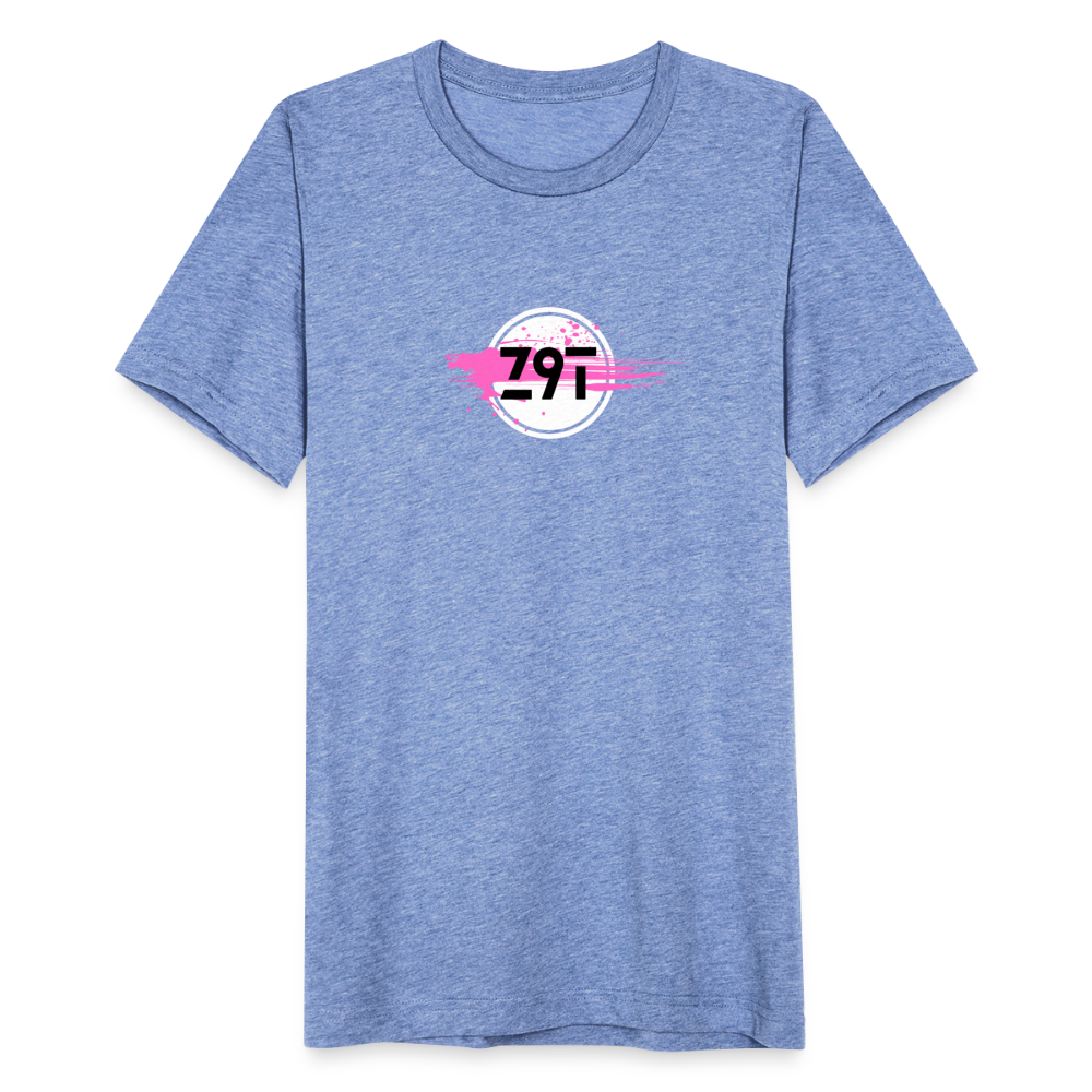 Z9T Unisex Tri-Blend T-Shirt by Bella & Canvas - heather blue