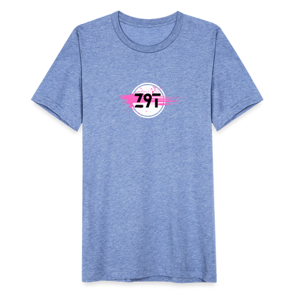 Z9T Unisex Tri-Blend T-Shirt by Bella & Canvas - heather blue