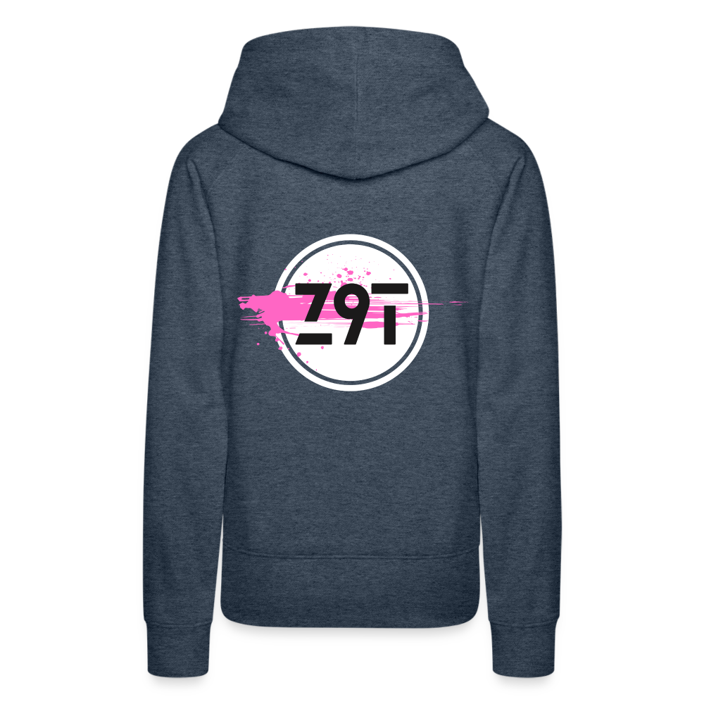 Women’s Premium Hoodie - heather denim