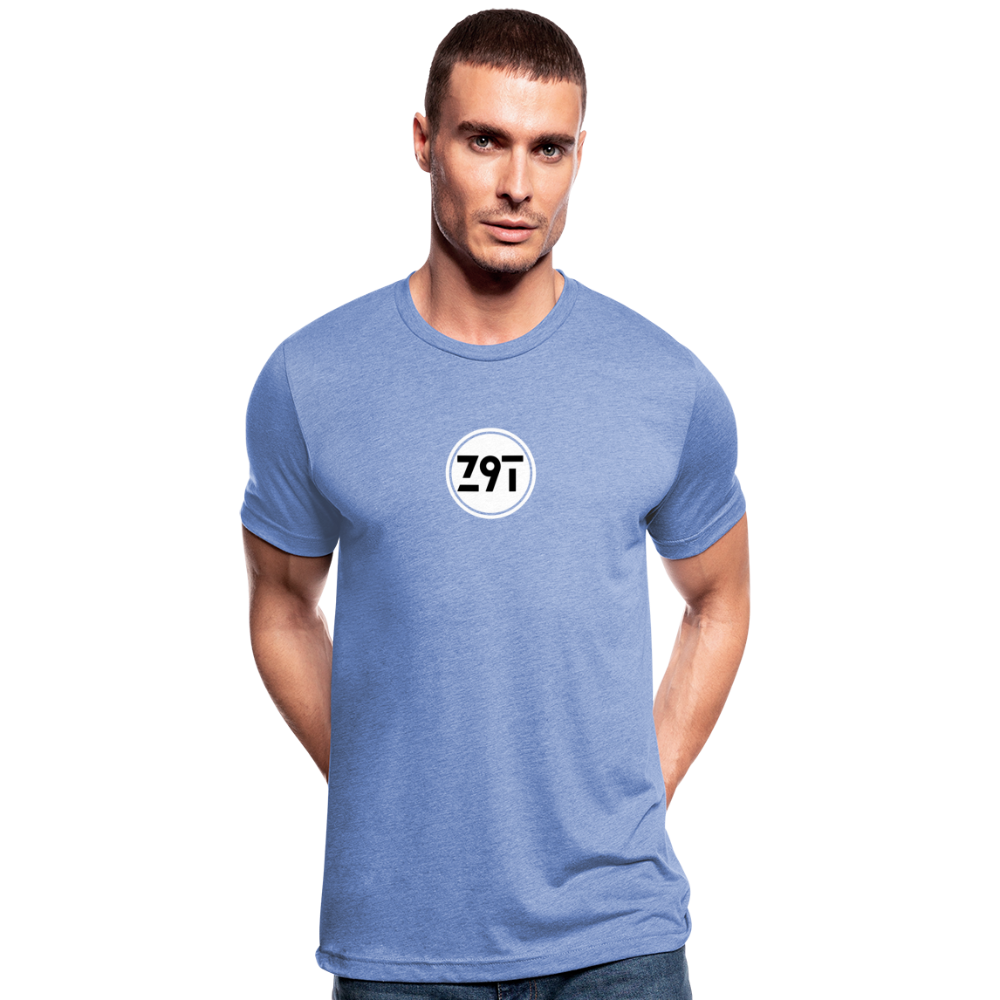 Z9T Unisex Tri-Blend T-Shirt by Bella & Canvas - heather blue