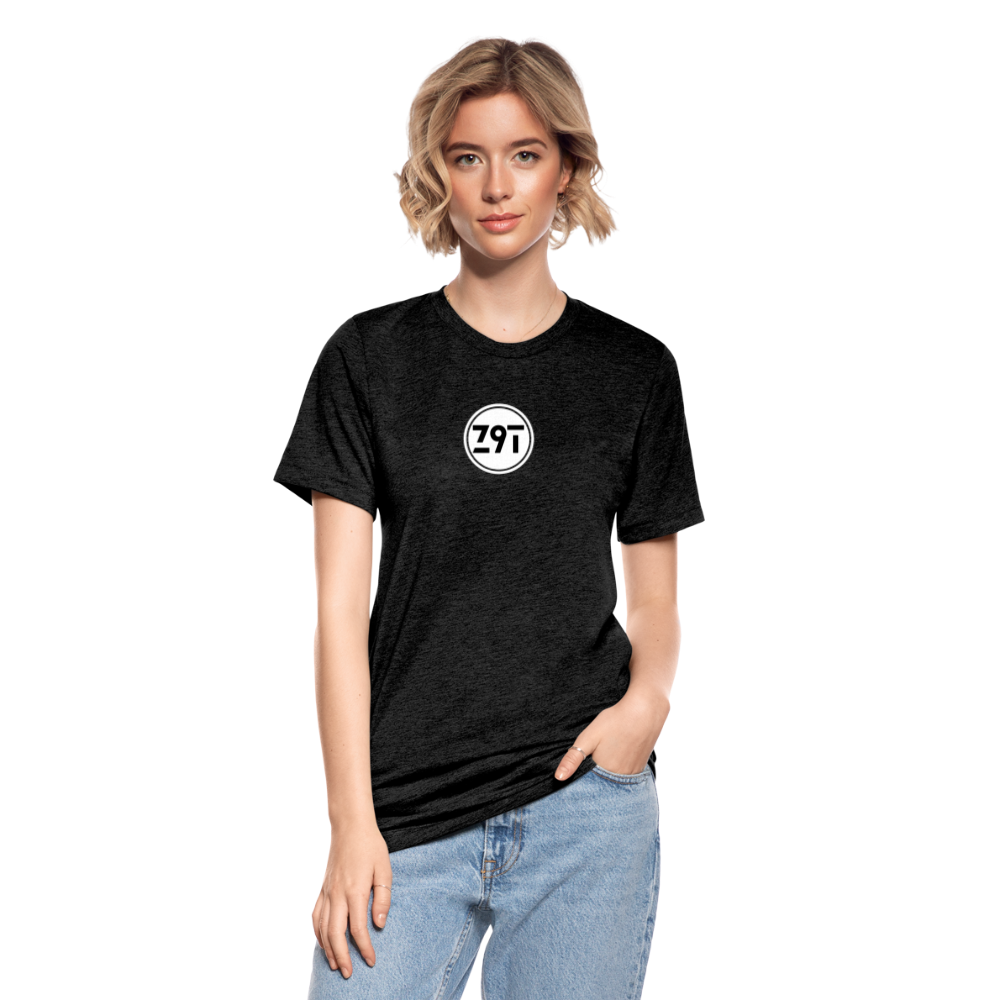 Z9T Unisex Tri-Blend T-Shirt by Bella & Canvas - heather black