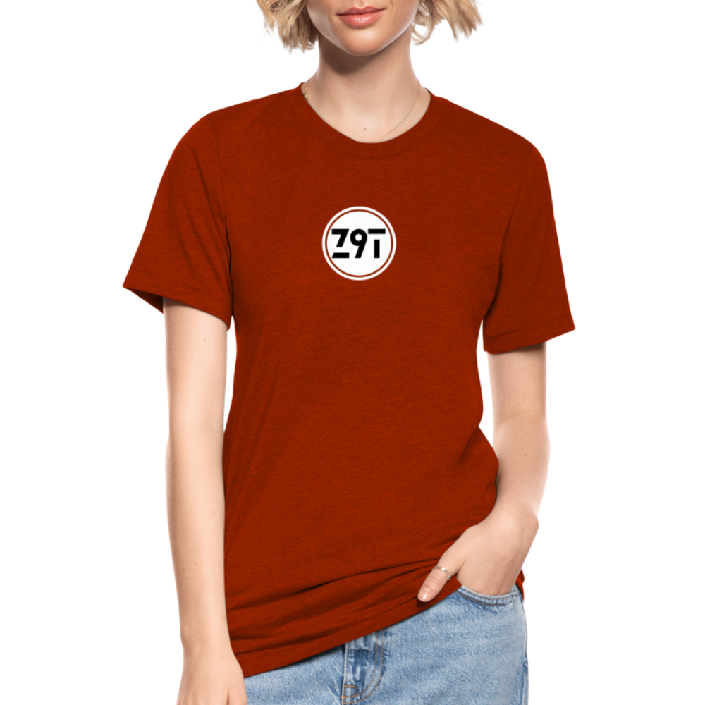 Z9T Unisex Tri-Blend T-Shirt by Bella & Canvas - heather brick