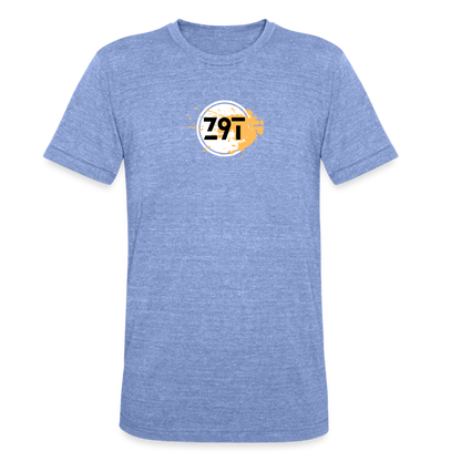 Z9T Unisex Tri-Blend T-Shirt by Bella & Canvas - heather blue