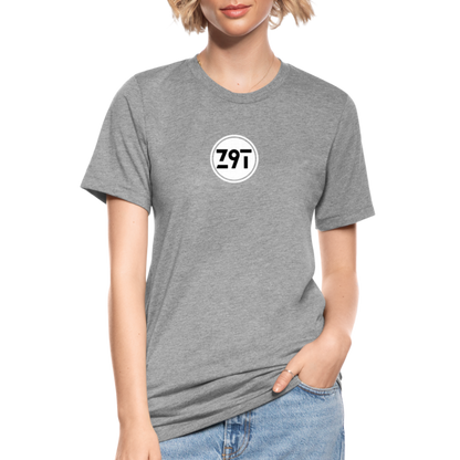 Z9T Unisex Tri-Blend T-Shirt by Bella & Canvas - heather grey