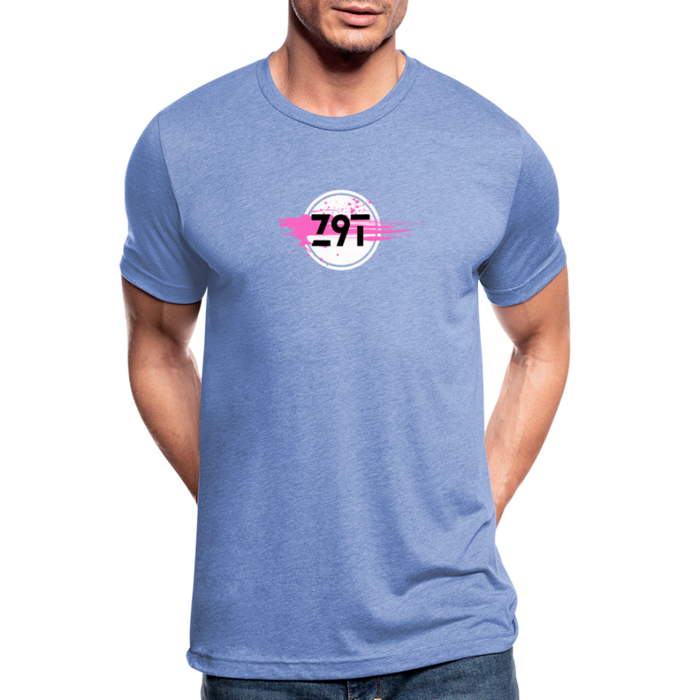 Z9T Unisex Tri-Blend T-Shirt by Bella & Canvas - heather blue