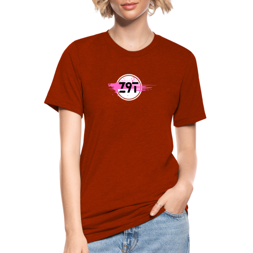 Z9T Unisex Tri-Blend T-Shirt by Bella & Canvas - heather brick