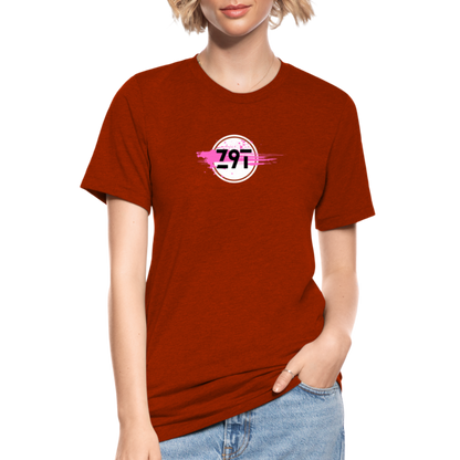 Z9T Unisex Tri-Blend T-Shirt by Bella & Canvas - heather brick