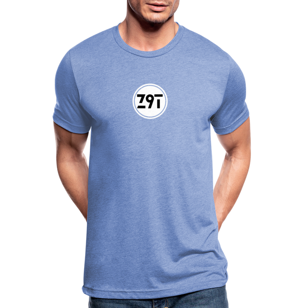 Z9T Unisex Tri-Blend T-Shirt by Bella & Canvas - heather blue