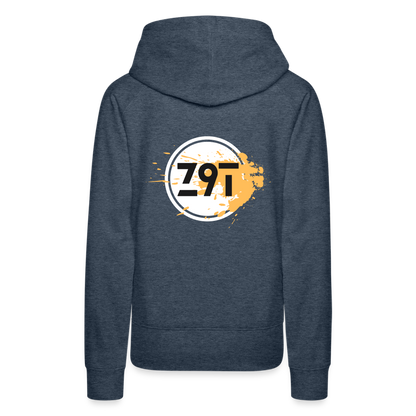 Women’s Premium Hoodie - heather denim